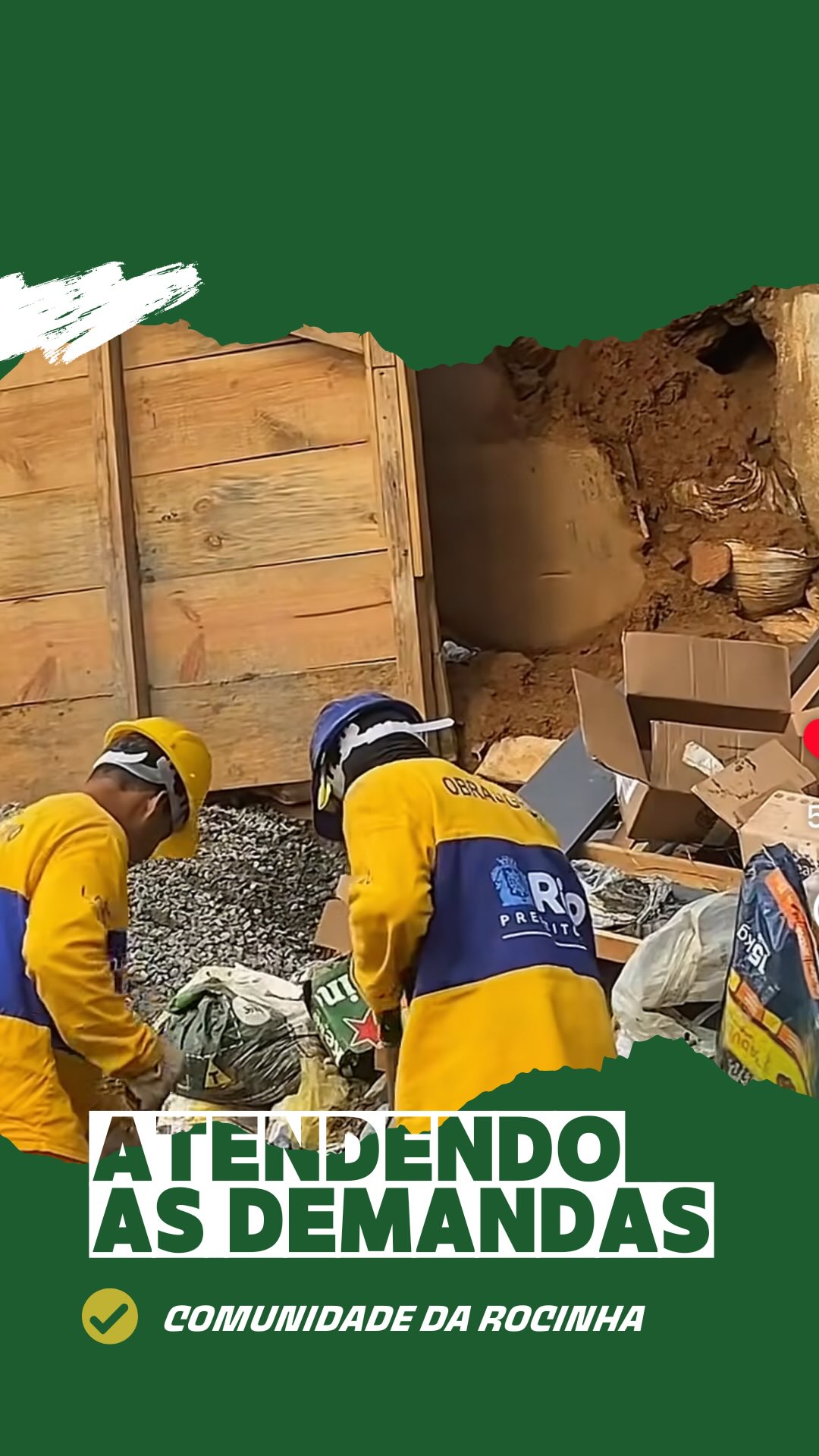 Obra entregue na comunidade